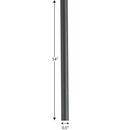Progress Lighting Black 54 x 1/2 in. Stem Extension Kit 