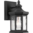9-1/8 in. 100W 1-Light Outdoor Wall Lantern in Black
