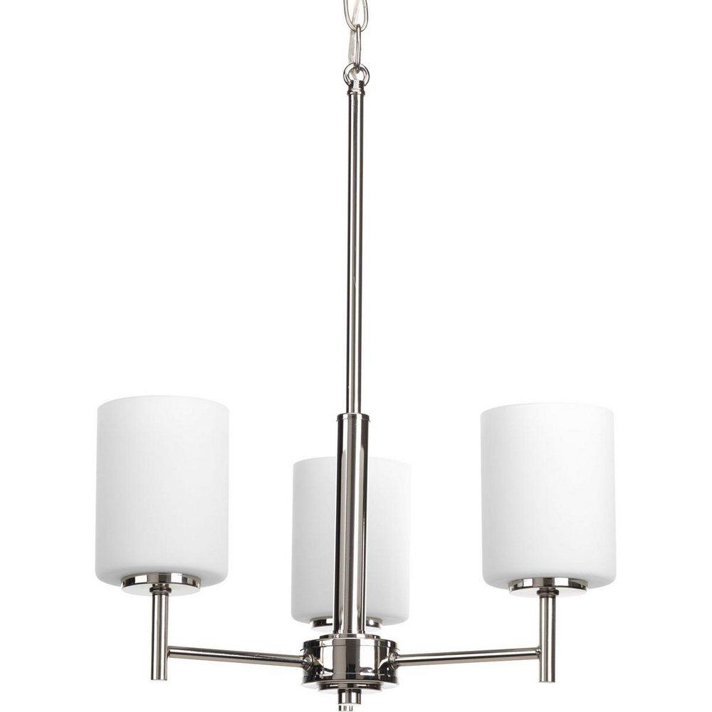 Progress Lighting Polished Nickel 100W 3-Light Medium E-26 Base Incandescent Chandelier 