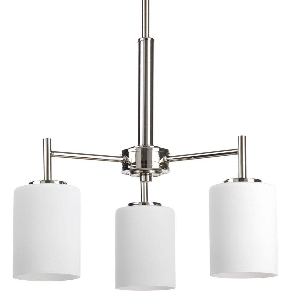 Progress Lighting Polished Nickel 100W 3-Light Medium E-26 Base Incandescent Chandelier 