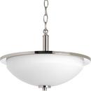 Progress Lighting Polished Nickel 100W 2-Light Medium E-26 Base Incandescent Semi-Flushmount Ceiling Fixture 