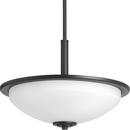 16-5/8 in. 100W 3-Light Medium E-26 Incandescent Inverted Pendant Light in Black