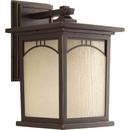 Progress Lighting Antique Bronze 12-3/16 in. 100W 1-Light Outdoor Wall Lantern 