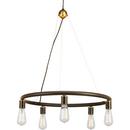 Progress Lighting Antique Bronze 60W 5-Light Medium Incandescent Chandelier 