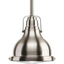 Progress Lighting Brushed Nickel 1-Light 9W LED Mini Pendant 