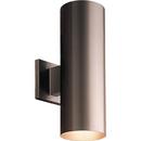 17W 2-Light LED Outdoor Wall Sconce in Antique Bronze