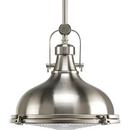 Progress Lighting Brushed Nickel 1-Light 17W LED Pendant 