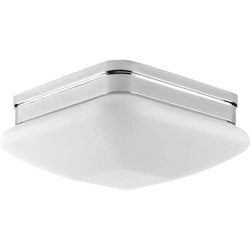 Progress Lighting Polished Chrome 60W 2-Light 120V Medium Flushmount Ceiling Fixture 