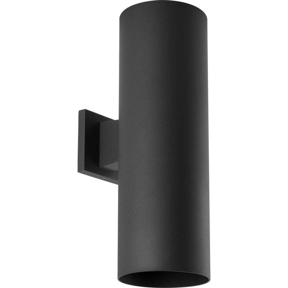 Progress Lighting Black 2-Light 29W 9 in. Outdoor LED Wall Sconce 