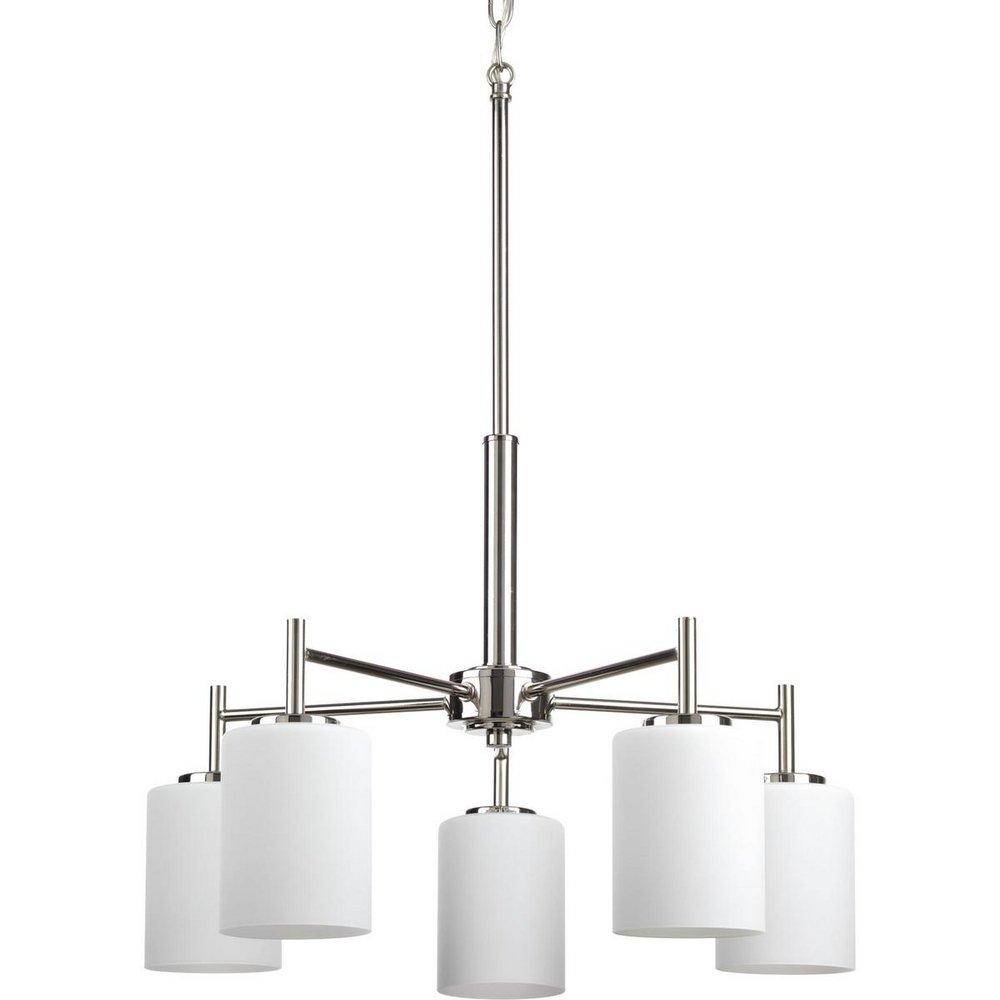 Progress Lighting Polished Nickel 100W 5-Light Medium E-26 Base Incandescent Chandelier 