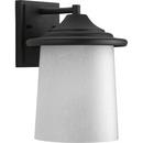 Progress Lighting Black 11-1/8 in. 100W 1-Light Outdoor Wall Lantern 