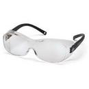 Nylon and Polycarbonate Safety Glasses with Black Frame and Clear Anti-fog Lens