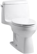 KOHLER White 1.28 gpf Elongated Toilet 