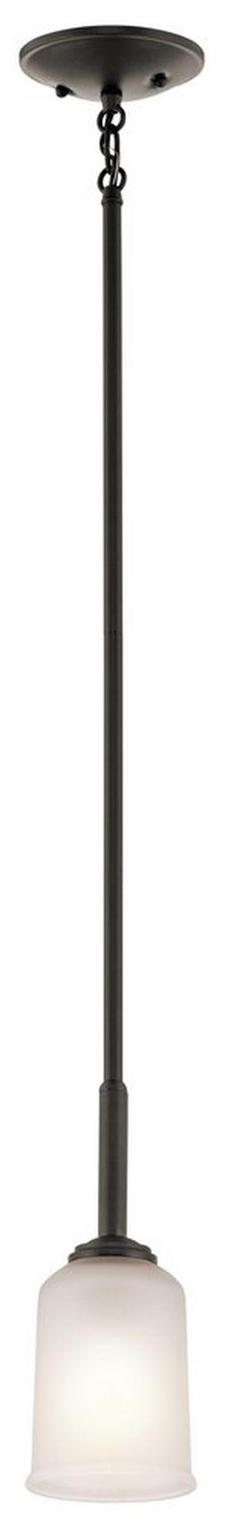 100W 1-Light Mini Pendant in Olde Bronze