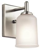 Kichler Lighting Brushed Nickel 100W 1-Light Medium E-26 Base Incandescent Wall Sconce 