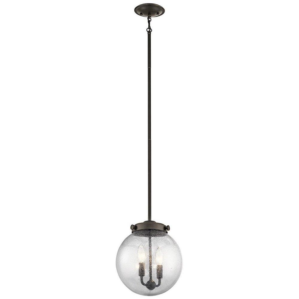 Kichler Lighting Olde Bronze 12 in. 2-Light Mini Pendant 