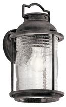 1-Light Medium Outdoor Lantern in Weathered Zinc