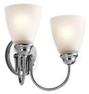 Kichler Lighting Chrome 2-Light Bath Light 