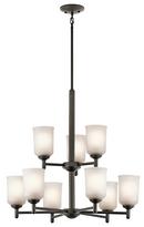 Kichler Lighting Olde Bronze 100W 9-Light Medium Incandescent Chandelier 
