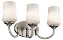 Kichler Lighting Brushed Nickel 3-Light 30W Bath Light 
