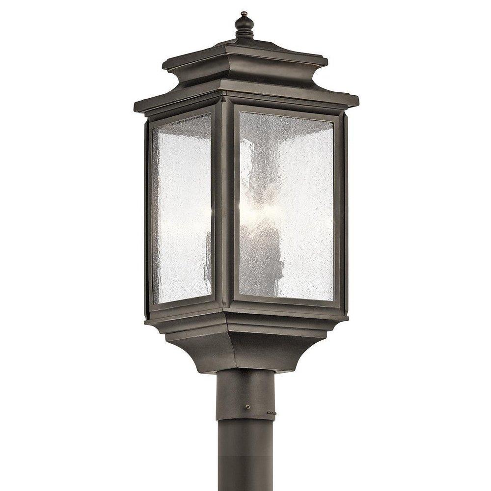 Kichler Lighting Olde Bronze 60W 4-Light Post Mount Lantern 