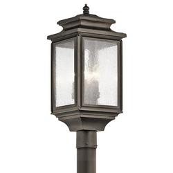 60W 4-Light Post Mount Lantern in Olde Bronze