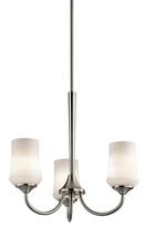 Kichler Lighting Brushed Nickel 300W 3-Light Medium E-26 Incandescent Chandelier 