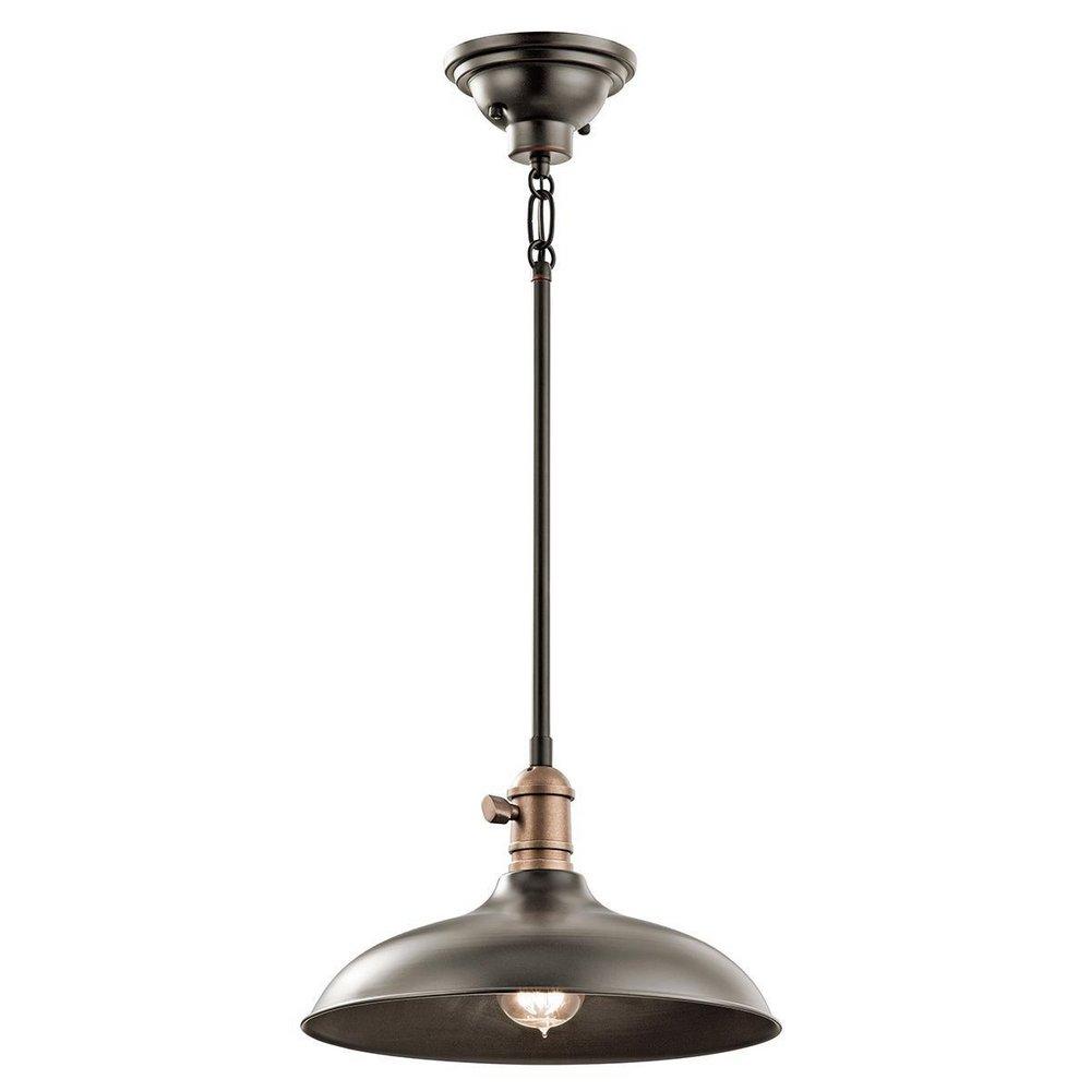 Kichler Lighting Olde Bronze 7-1/2 in. 1-Light Pendant 