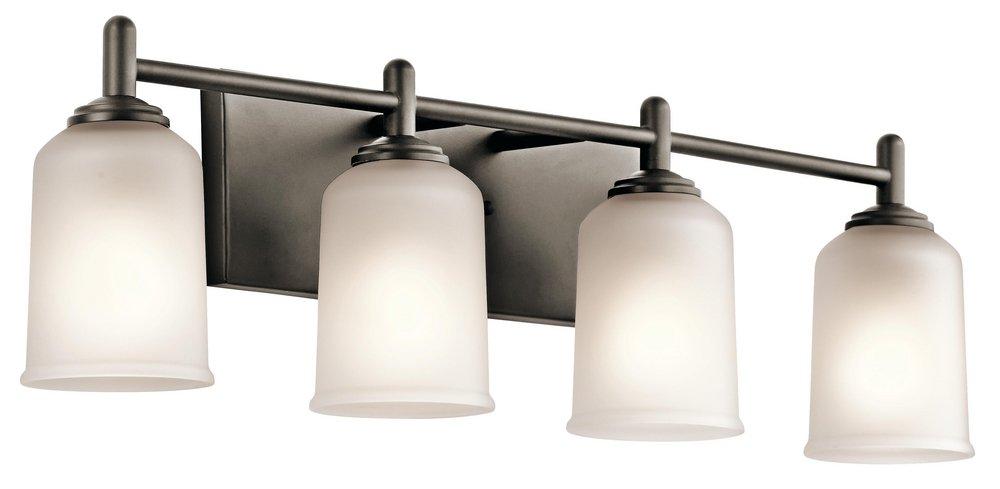 Kichler Lighting Olde Bronze 100W 4-Light Medium E-26 Base Incandescent Bath Light 