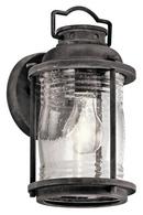 1-Light 75W Small Outdoor Lantern in Weathered Zinc