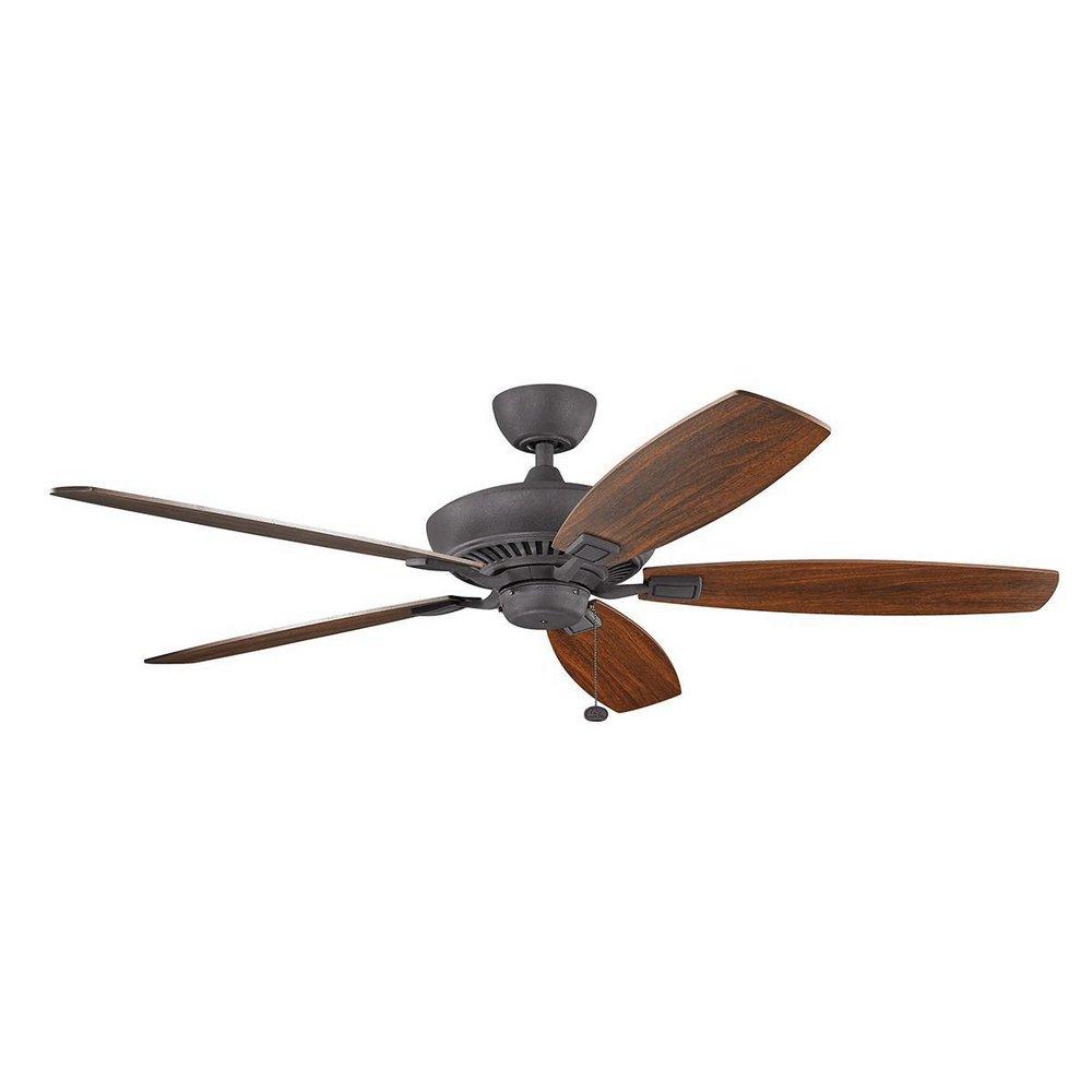 Kichler Lighting Distressed Black 82W 5-Blade Ceiling Fan 