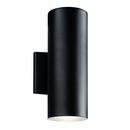 Kichler Lighting Textured Black 15W Cast Aluminum Wall Mount LED Lantern 