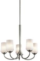Kichler Lighting Brushed Nickel 23 in. 5-Light Chandelier 