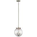 Kichler Lighting Brushed Nickel 12 in. 2-Light Mini Pendant 