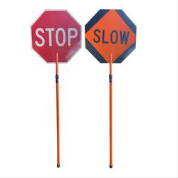 24 in. Stop and Slow Sign Pole