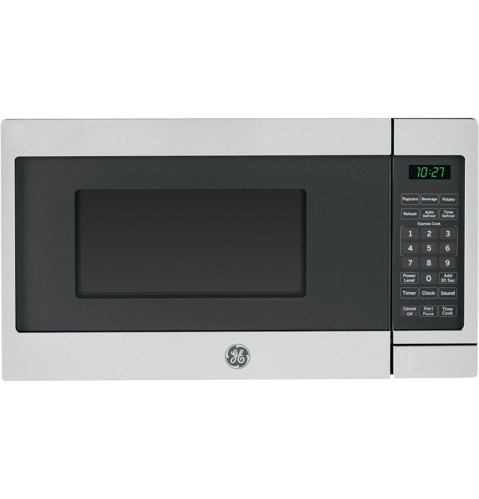 GE&reg; Stainless Steel 0.7 cu. ft. 700 W Countertop Microwave 