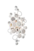 Modern White/Polished Stainless WH/POST 1 60W CAND SCONCE *FATHOM 