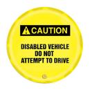 16 Wheel Cover CAUTION DISABLED VEH