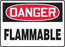 14 x 10 in. Danger Flammable Sign