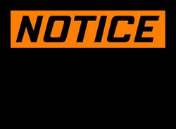 14 x 10 in. Notice Authorized Personnel Only Sign