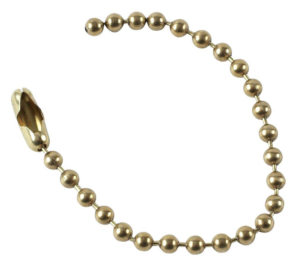 Accuform Signs Brass Beaded Chain 100 Pack 