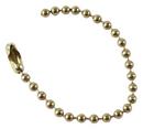 Accuform Signs Brass Beaded Chain 100 Pack 