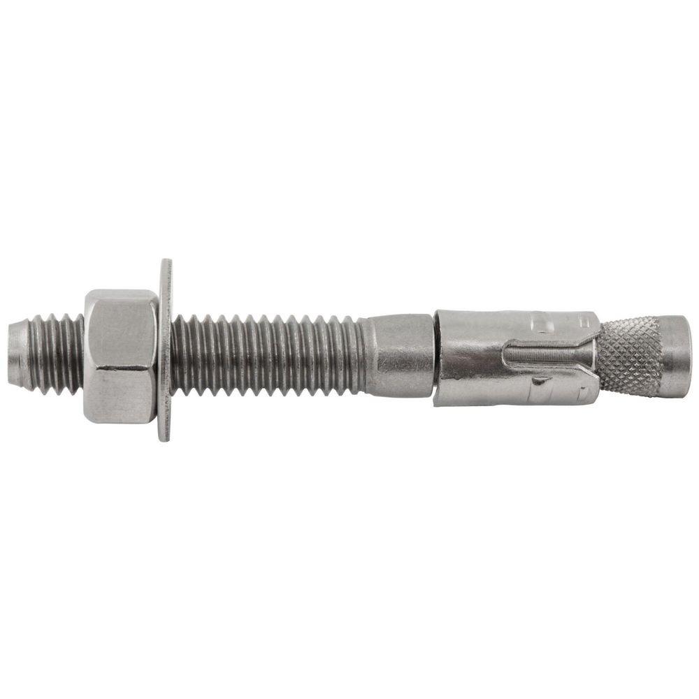 DEWALT Anchors & Fasteners Silver Wedge Expansion Anchor Plain Stainless Steel 