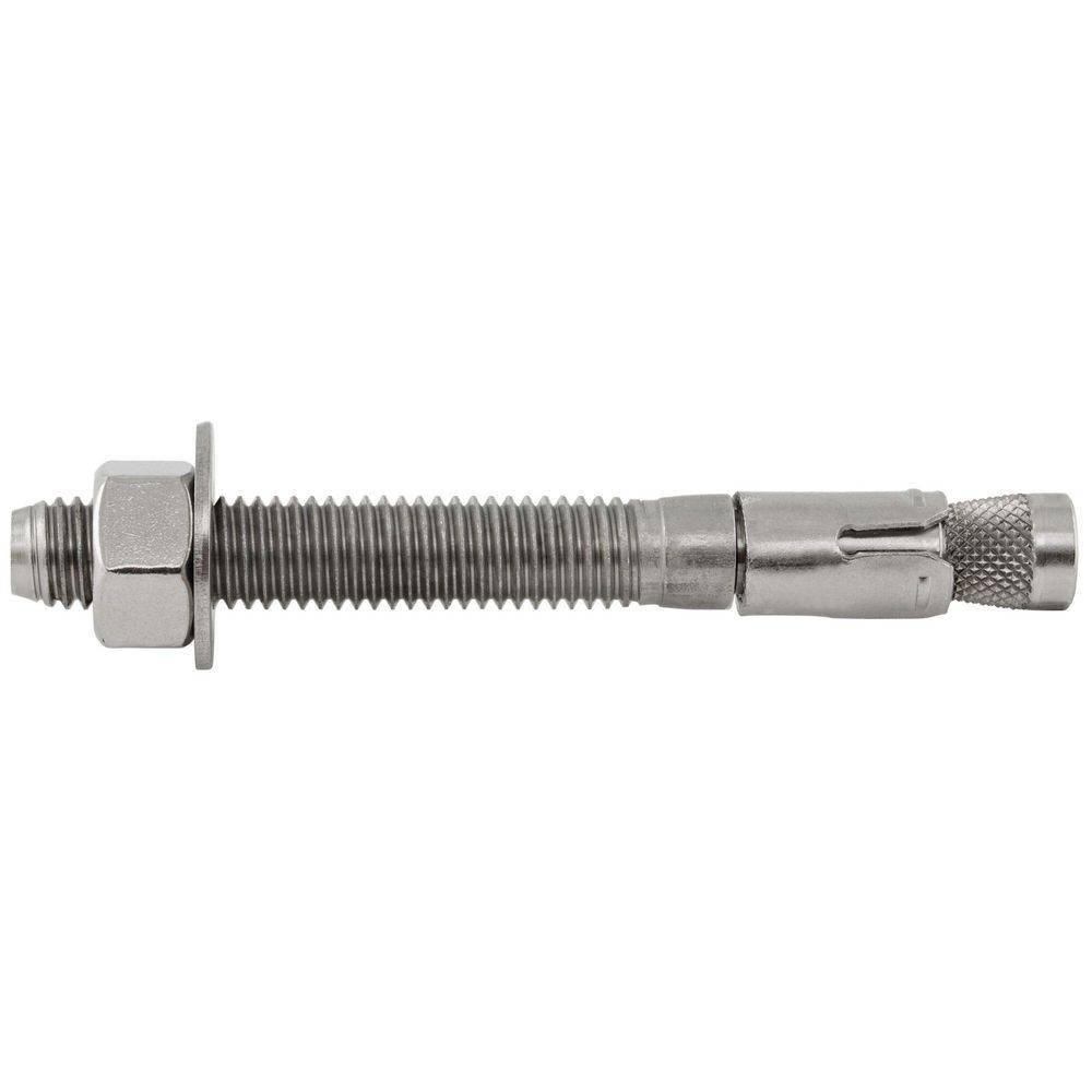 DEWALT Anchors & Fasteners Silver Wedge Expansion Anchor Plain Stainless Steel 