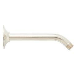 8 in. Standard Wall Mount Shower Arm & Flange in Polished Nickel