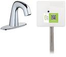 Chicago Faucets Polished Chrome Electronic Bathroom Sink Faucet with Mechanical Mixing Valve 