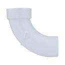 White PVC DWV 90&deg; Street Long Turn Elbow 