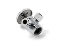 McGuire Manufacturing Chrome Plated IPS x OD Tube x OD Tube Supply Stop Valve in Chrome Plated 