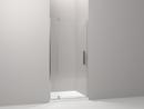 36 in. Pivot Shower Door with 1/4 in. Crystal Clear Glass in Bright Polished Silver