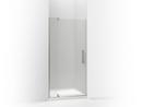 KOHLER Anodized Brushed Nickel 36 in. Pivot Shower Door with CleanCoat&reg; and Frosted Tempered 